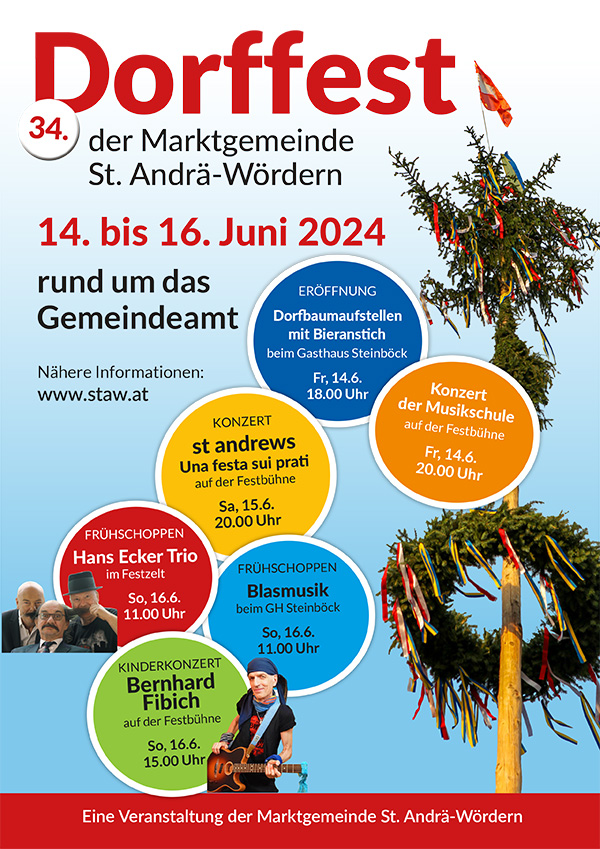plakat dorffest wördern